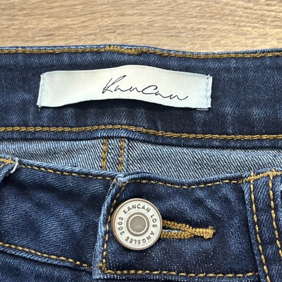 Women's Kancan Mid Rise Super Skinny Jeans SZ 26 x 28 Blue Stretch KC7092 - Picture 8 of 12